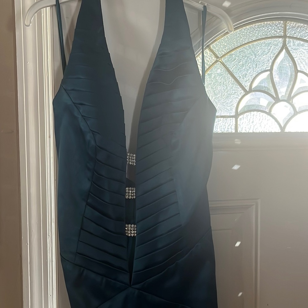 Teal Cinderella gown